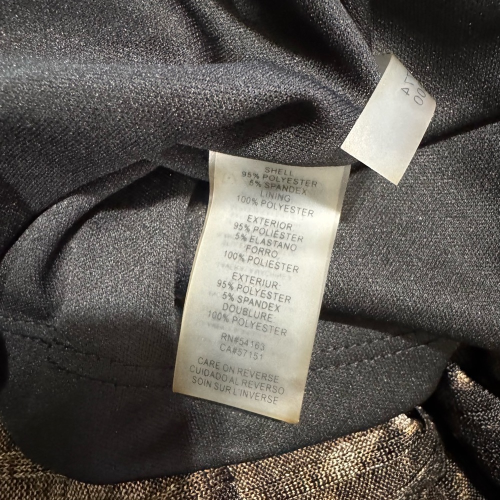 Calvin Klein Black Long Sleeve Dress - Picture 6 of 6